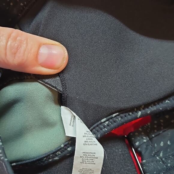 Varley Edris Bra Mono Feather Black Size Small - Picture 8 of 8